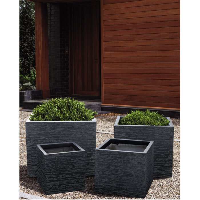 Kasamodern Concrete Planter Pot Planter Reviews Wayfair Canada   Concrete Planter Pot Planter 